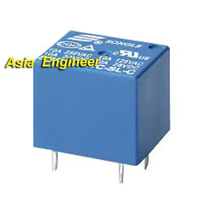 5pcs SONGLE 9V DC SPDT Power Relay SRD-9VDC-SL-C | Обустройство дома