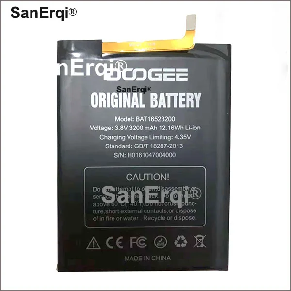

3200mAh Battery For DOOGEE Y6 Y6C Y6 piano 5.5inch Mobile Phone Rechargeable Li-ion Batteries Bateria Battery