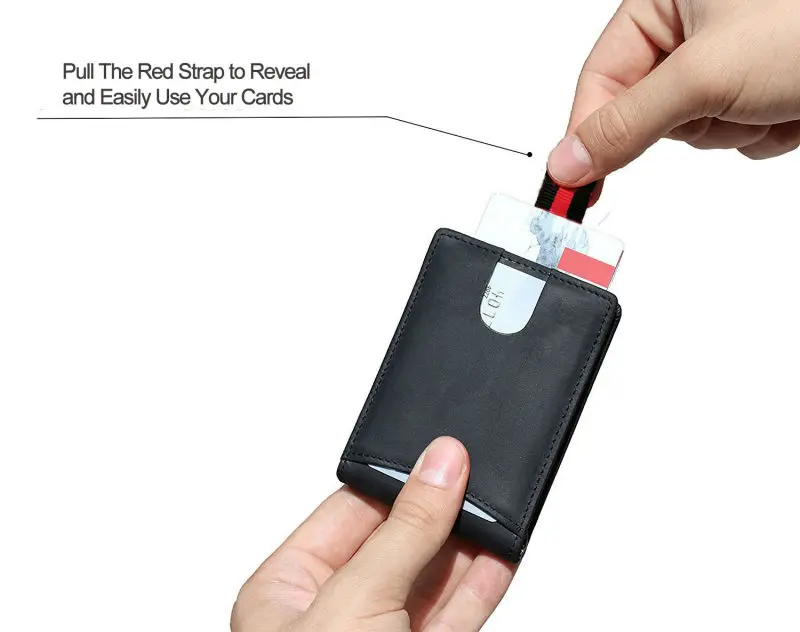 Кошелек мужской из натуральной кожи с Rfid-блокировкой | Багаж и сумки