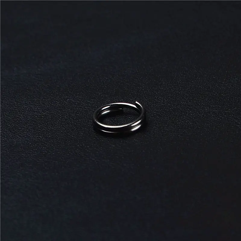 Брелок для ключей QOONG из марганцевой стали 10 шт.|metal key ring|key ringwire circle |