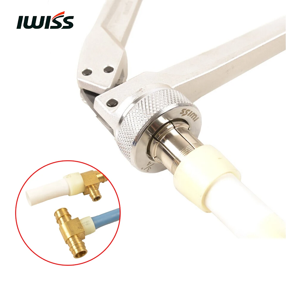 IWISS 1/2 &quot3/4&quot 1 &quotF1960 PEX Pipe Expander Набор инструментов соответствует ASTM 1960 костюмы Uponor