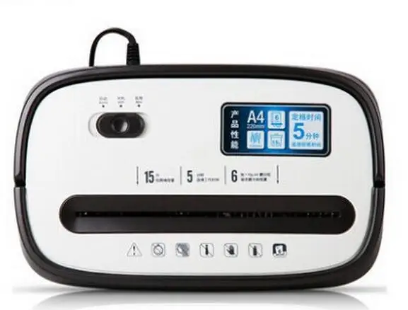 15л Электрический мини-шредер измельчитель файлов полоса для офиса дома высокая