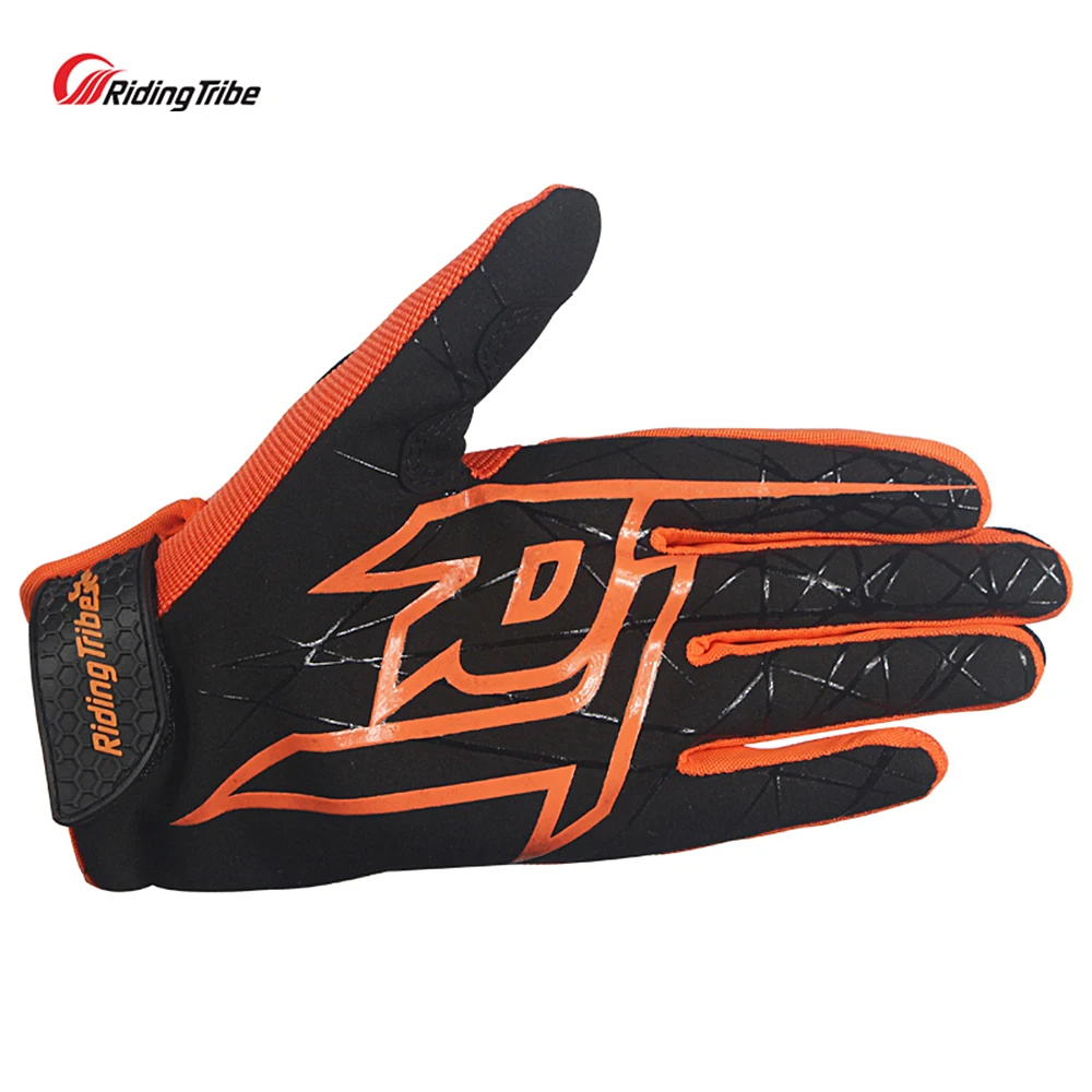 

Cycling Full Finger Riding Gloves Touch Screen Wearable Breathable Soft Skin-friendly Non-slip Motorcycle Gloves