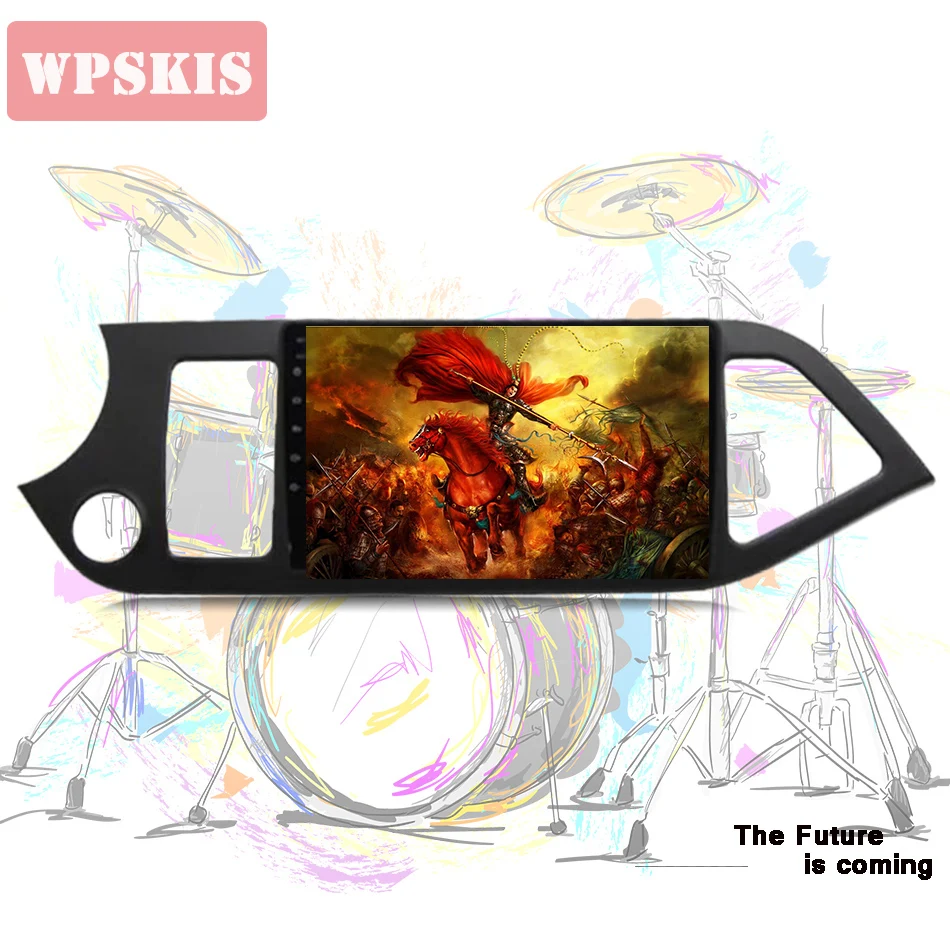 " Android 9,0 DSP ips AV выход автомобильный dvd Кассетный плеер рекордер для KIA Morning Picanto 2011 gps-монитор стерео радио wifi BT