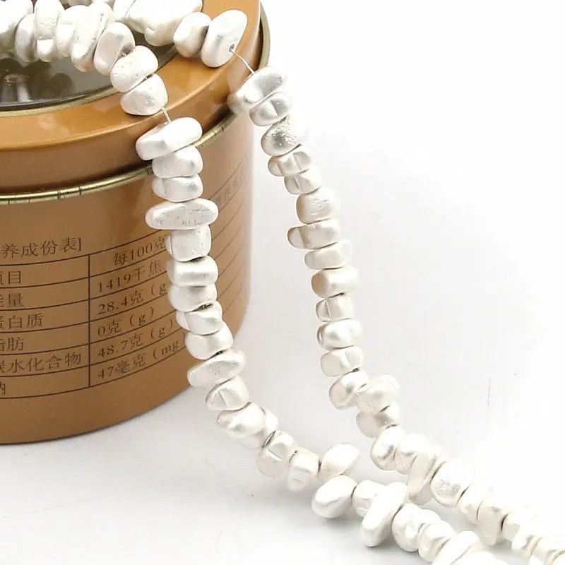 Матовые бусины из натурального камня нестандартные гематита для