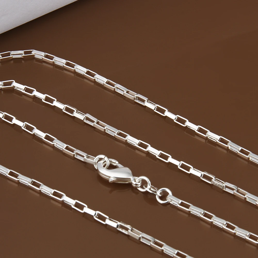 Ожерелье из сетчатой цепи для изготовления ювелирных изделий Посеребренная