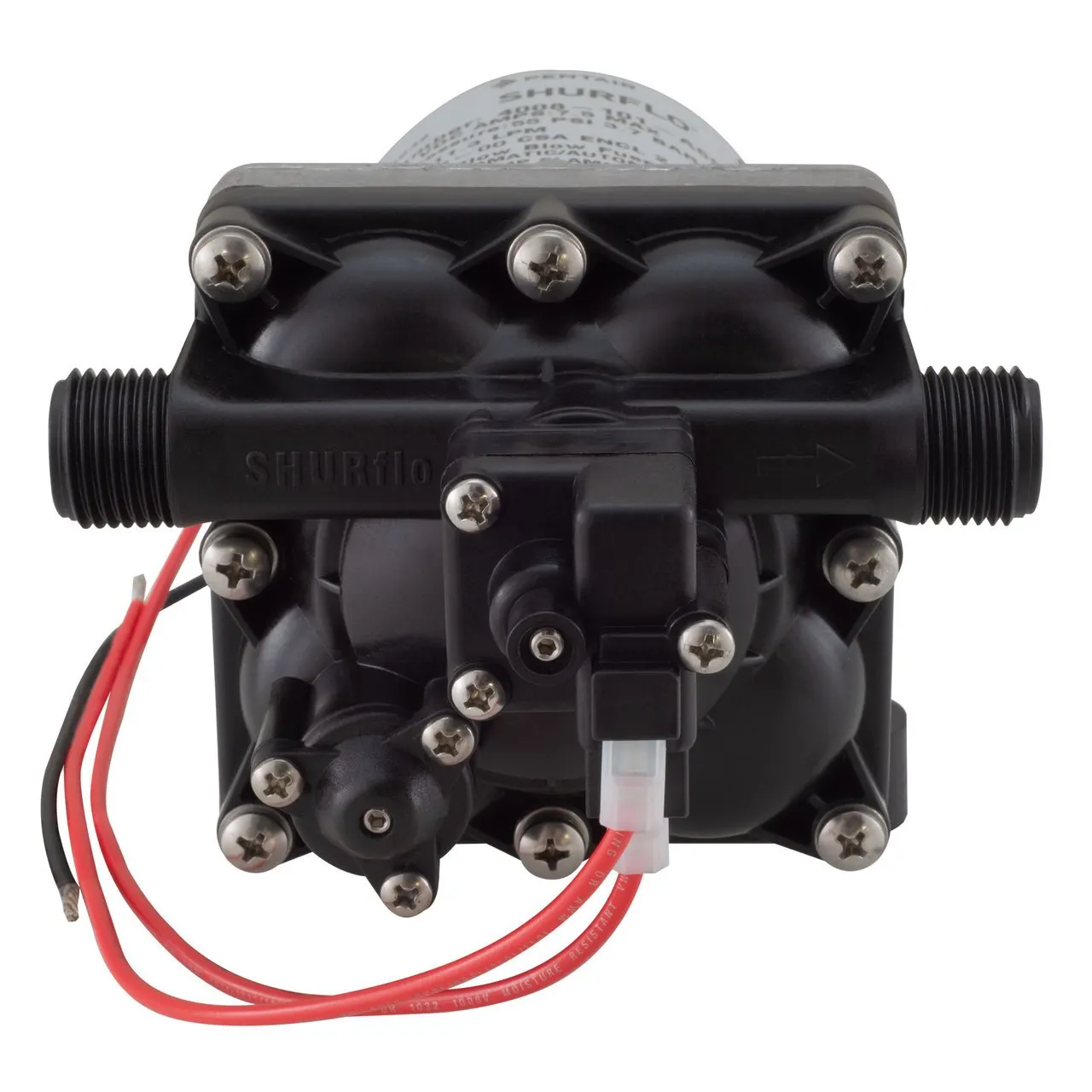 SHURFLO REVOLUTION 4008-101-A65 RV насос для пресной воды 12V DC 3 gpm 11.3L/мин 60PSI мембранный насос с высоким потоком высокого давления suck 1,8 m