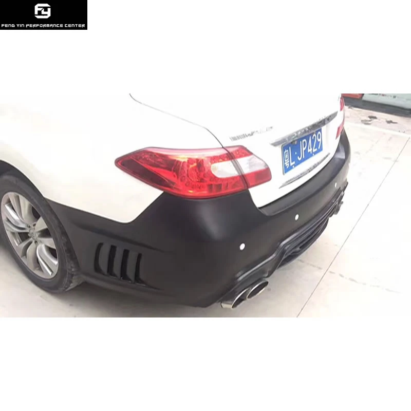 Q70 FRP автомобильный передний бампер задний бампер боковые юбки для Infiniti Q70 автомобильный комплект кузова 13-15