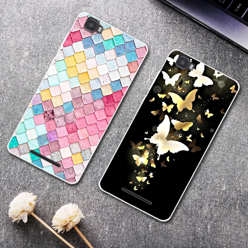 Case For Dexp Ixion El450 Force 5.0 inch Printing Drawing Silicone Phone Cases Cover Inch |