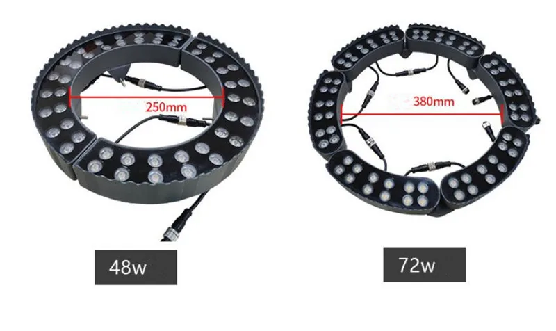 24 V 48 W 72 W фары для rgb-кольцо пейзаж дерево освещения солнечное Панорамное освещение рождественские огни проектор на открытом воздухе Водонепроницаемый IP67 фара для парковки