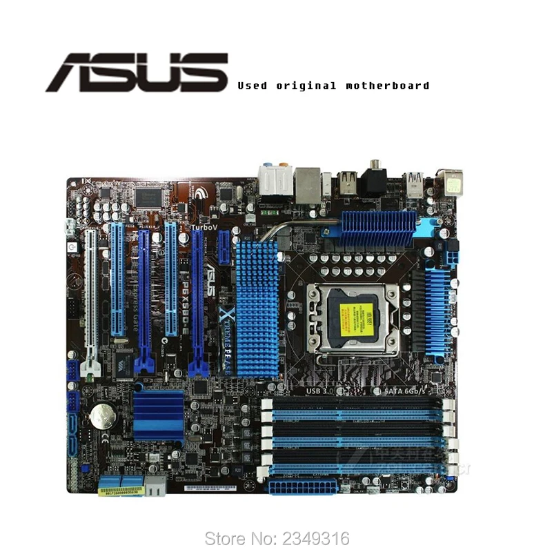 Для ASUS P6X58D E б/у оригинальная материнская плата Socket LGA 1366 DDR3 X58 Материнская для