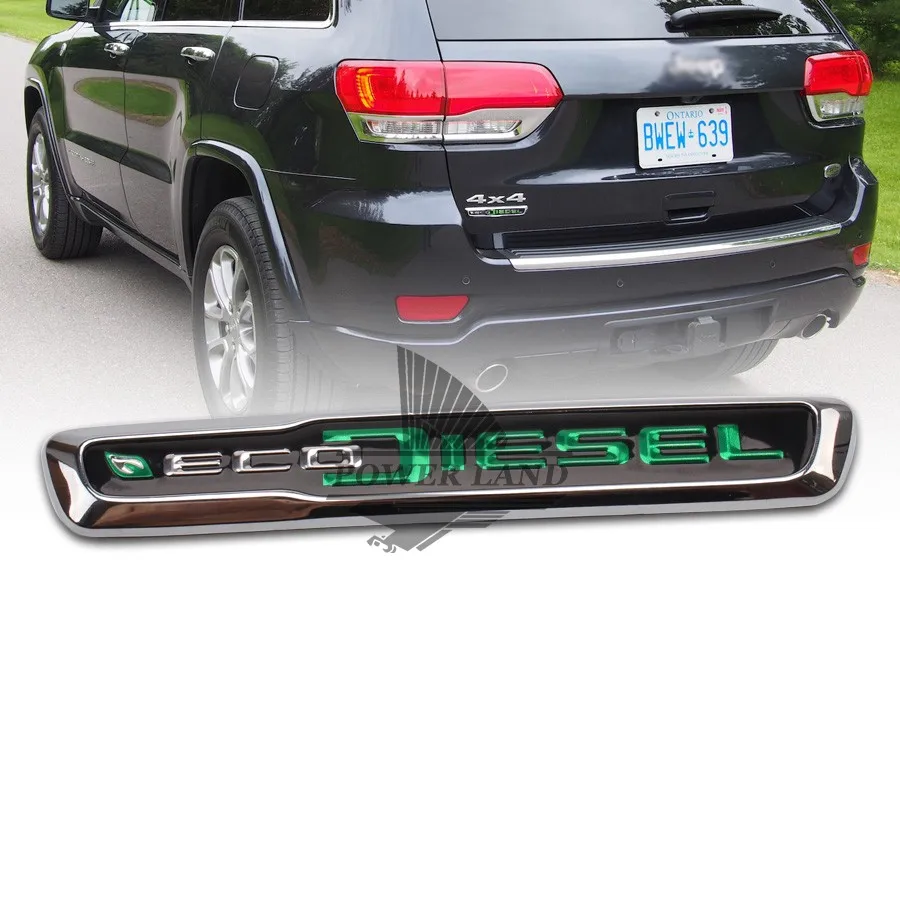 Автомобиль Стайлинг Авто Средства ухода за кожей ABS Стикеры 3D green eco Diesel герба Знак