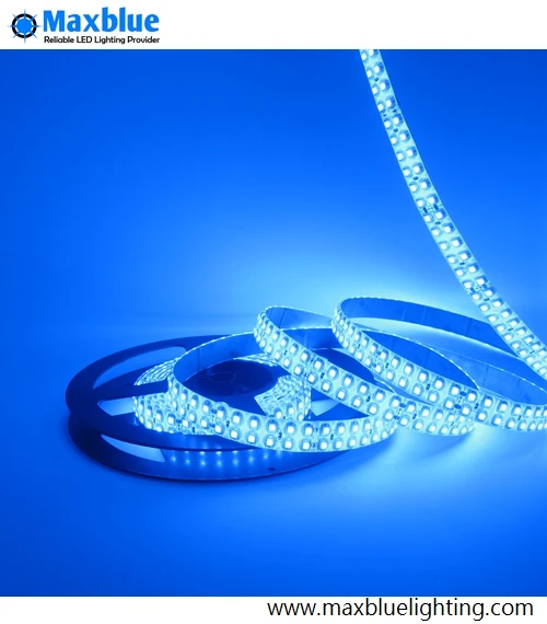 Бесплатная доставка 5 м Катушка 24 В 3528 SMD 1200 светодиоды синего цвета Светодиодная