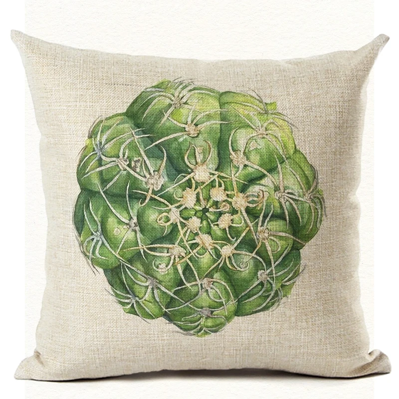 Зеленый дизайн чехол для подушки домашний и автомобильный Декор Наволочка