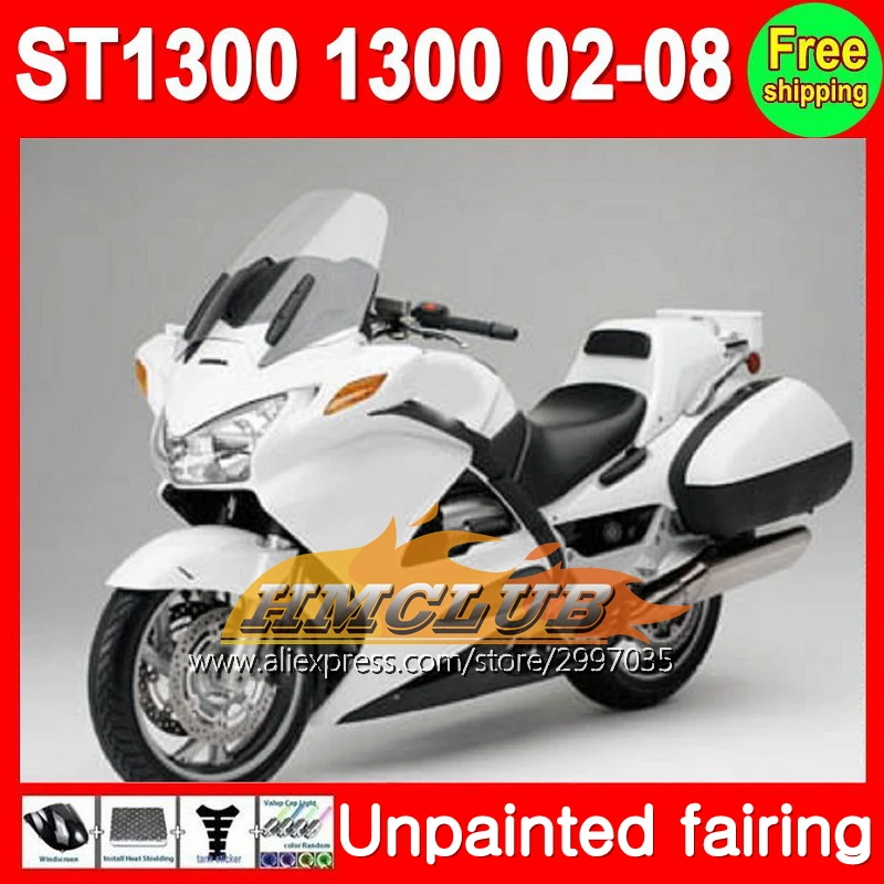 Корпус Неокрашенный полный комплект обтекателей для HONDA ST1300 02 08 ST 1300 STX1300 STX 2002 2003