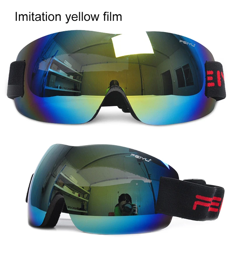 Детские сноубордические лыжные очки Monolayer зимние очки Google Skibrille для мальчиков и девочек лыжные защитные очки для верховой езды на открытом воздухе
