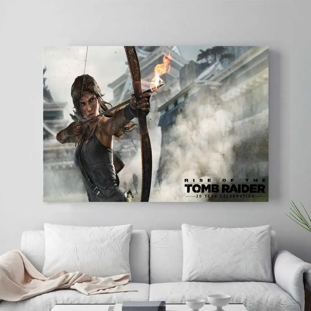 7 Rise Of The Tomb Raider Game Печать на холсте Современная живопись плакаты настенные художественные картины для украшения гостиной без рамки - Цвет: 7