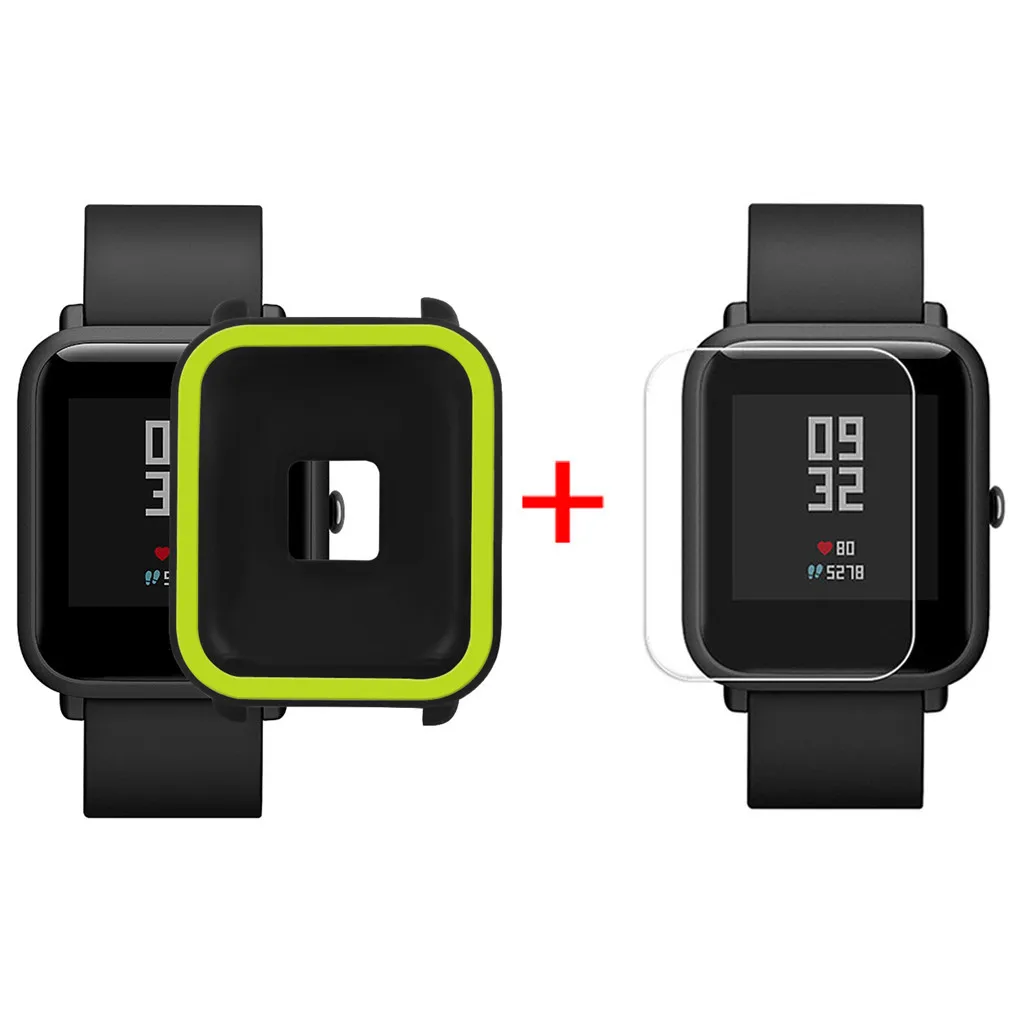 Z523 крышка 2019 Мягкий силиконовый чехол для Huami Amazfit Bip Молодежные часы с защитой