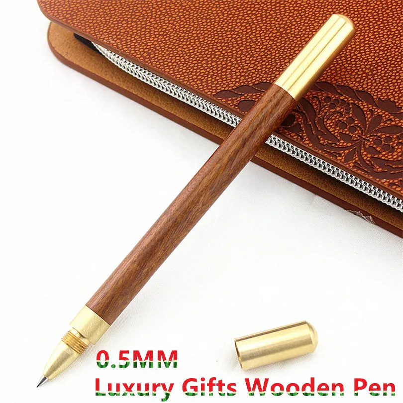 Высококачественная шариковая ручка из древесного материала канцелярские