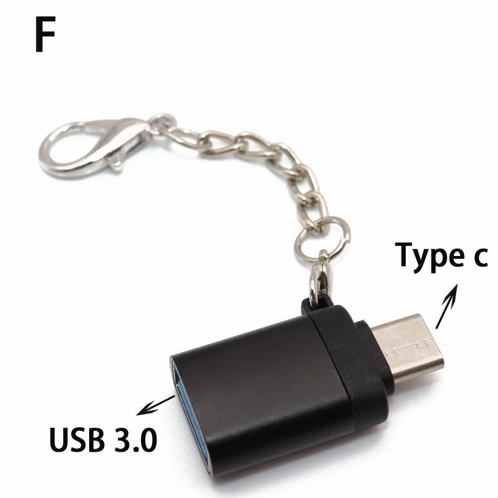 OTG type c usb адаптер micro 3 1 0 зарядный преобразователь данных для samsung s8 huawei sony one plus