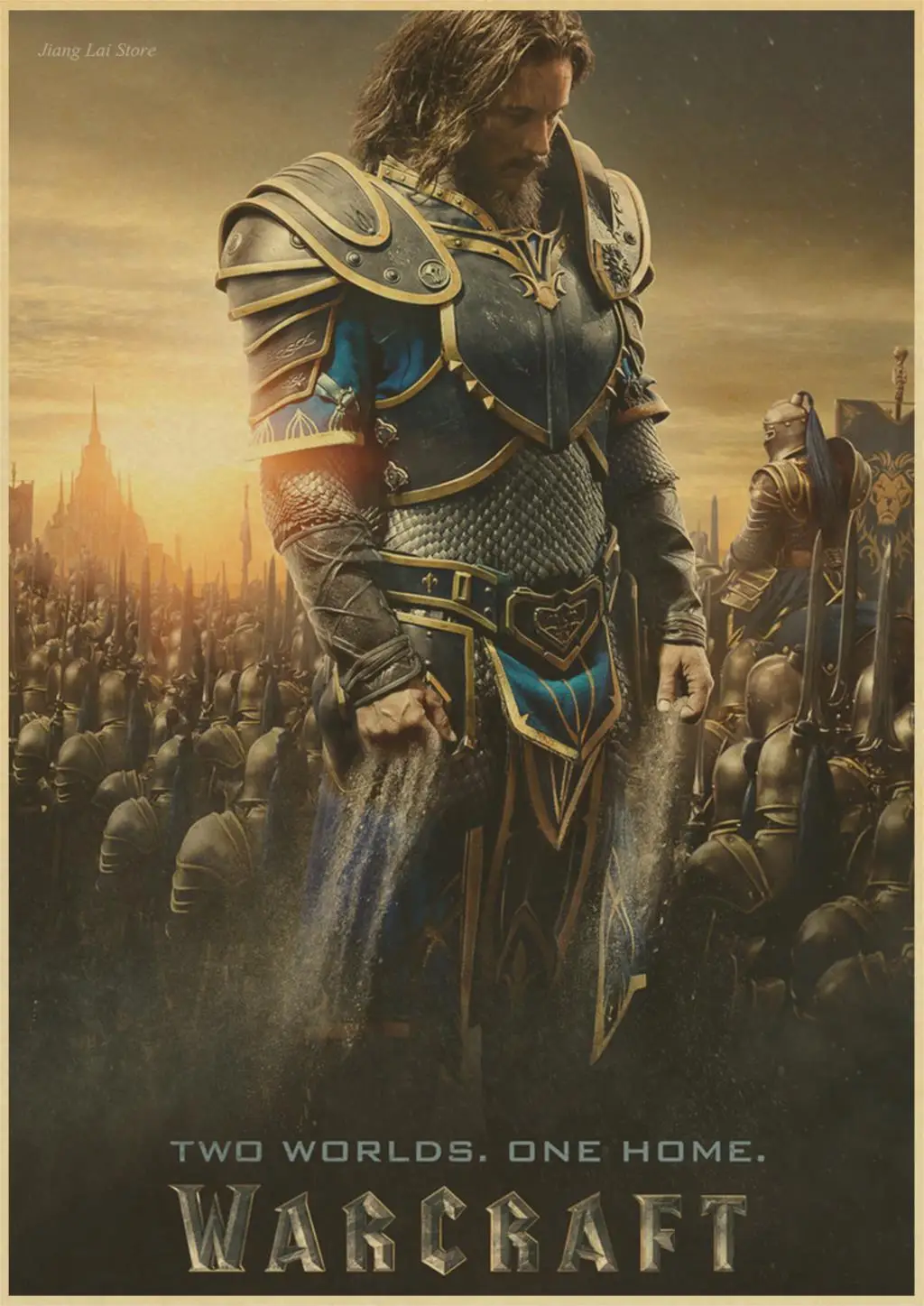 WORLD OF WOW, крафт-бумага, Warcraft, фильм, античный плакат, Настенная бумага, художественные винтажные Плакаты для украшения дома, Классические наклейки
