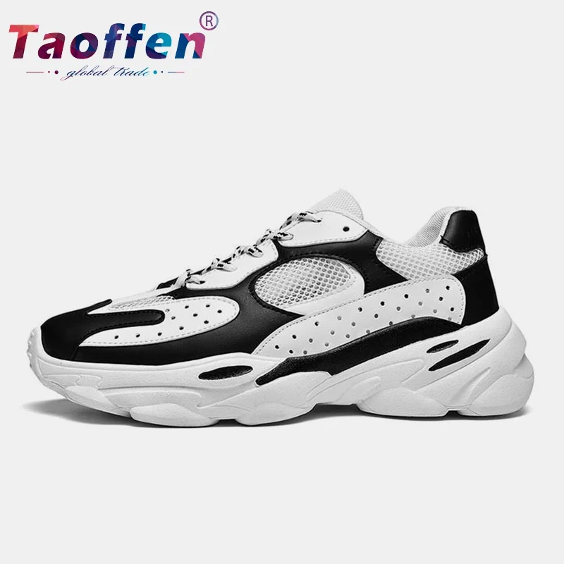 Мужские кроссовки для бега Taoffen спортивные с сеткой размеры 39 44 хит