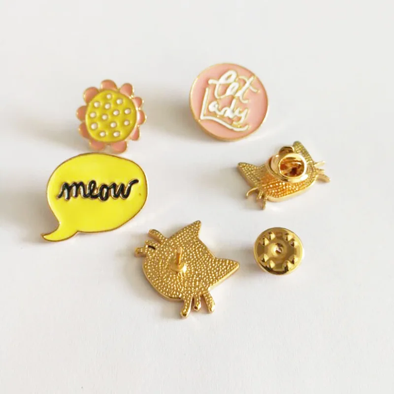 Брошь в виде кошки с надписью Meow | Украшения и аксессуары