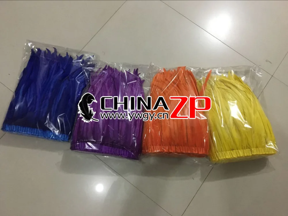 CHINAZP карнавальные костюмы Samba аксессуары 14~ 16 дюймов окрашенные с перьями из хвоста петуха длинные Зебра фазан бесплатно Экспресс способ