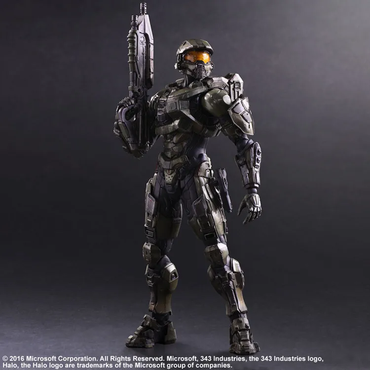 Экшн-фигурка из ПВХ Play Arts KAI HALO 5 стражи No.1 Коллекционная модель игрушки 26 см |