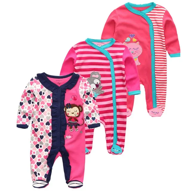 baby sets 3109 2/3/4 шт./компл. детские комбинезоны из хлопка, Roupas Menino новорожденных Одежда для девочек с длинными рукавами; комбинезоны для девочек Комбинезон infantis Комплекты одежды - Цвет: baby sets 3109