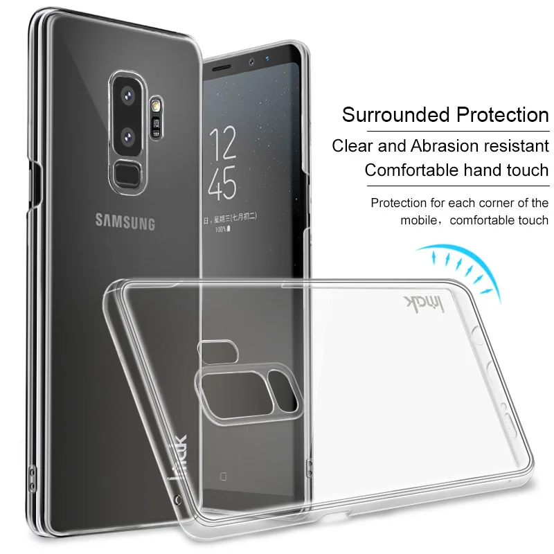 Чехол для Samsung Galaxy S9 Plus IMAK Crystal II Pro Прозрачный жесткий чехол из поликарбоната S10 S10E