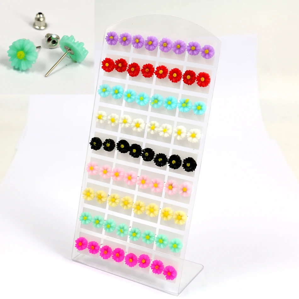 Бесплатная доставка лидер продаж милые недорогие серьги-гвоздики в корейском