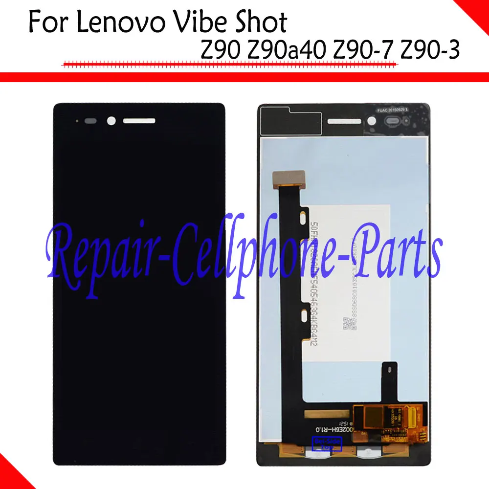 Черный 100% новый полный ЖК-дисплей + сенсорный экран дигитайзер сборка для Lenovo Vibe