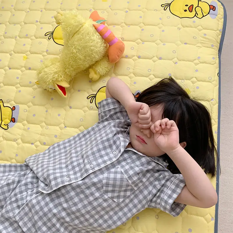 1 шт. матрас желтого цвета в мультяшном стиле|Наматрасники| |