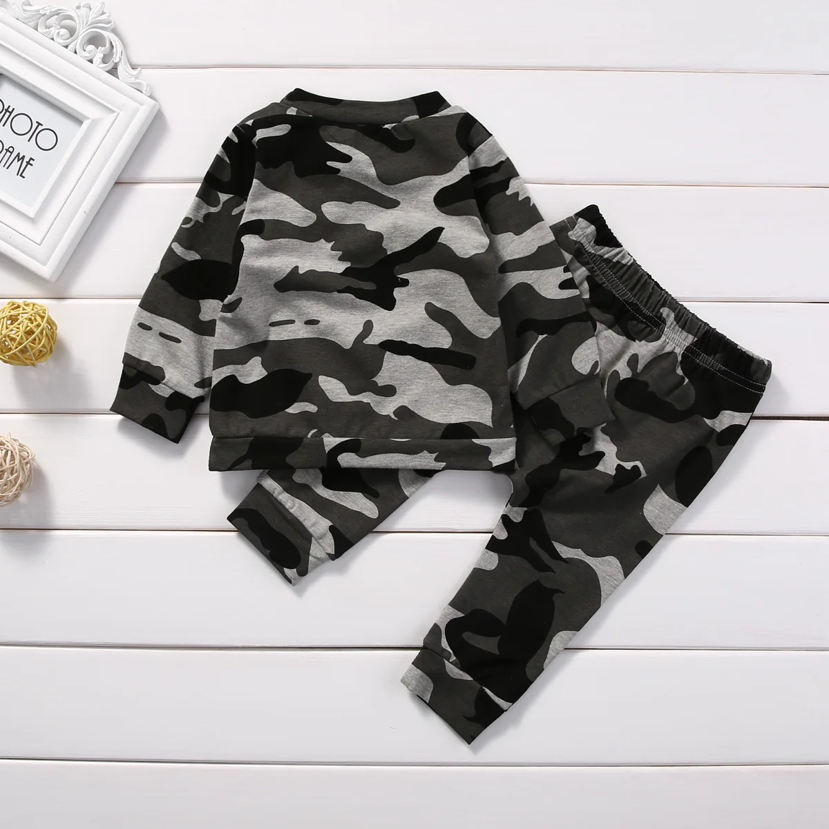 Citgeett New Baby Clothing Set Toddler Infant Camouflage Boy Girl Clothes T-shirt Tops+Pants Outfits Camo Autumn | Детская одежда и