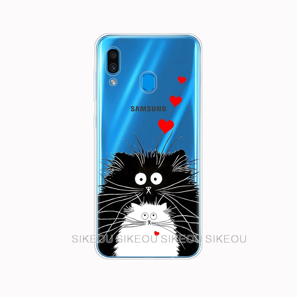 34659 Чехол для samsung Galaxy A30 чехол для телефона samsung A30 крышка samsung A30 30 SM-A305F A305F A305 с животными из мультфильмов - Цвет: 34659
