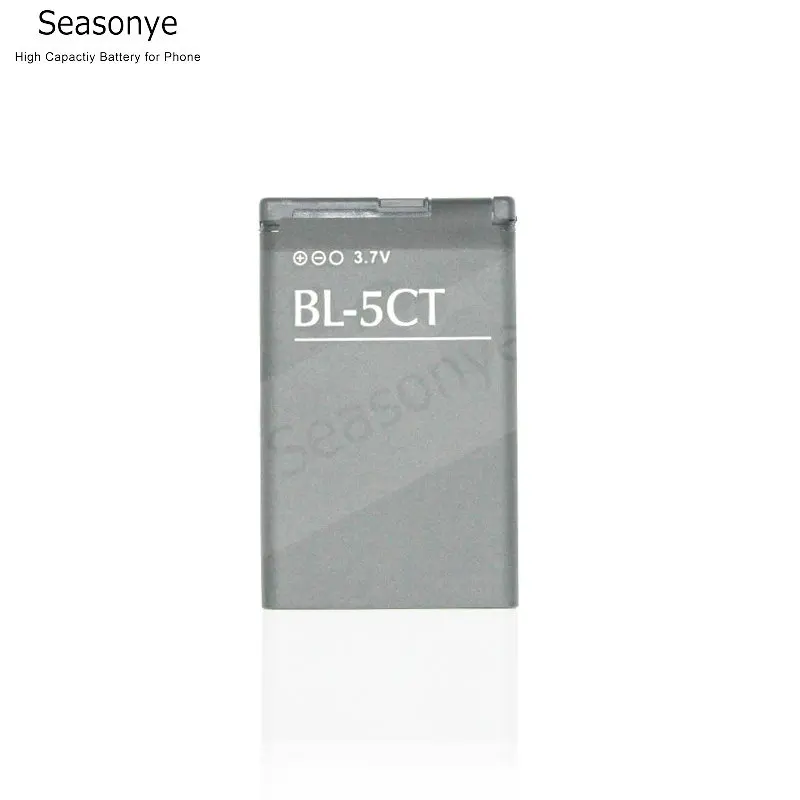 Seasonye 2 шт./лот 1050 мА/ч BL-5CT BL 5CT BL5CT запасная батарея для Nokia 5220 5220XM 6730 C5 6330 6303i C5-00 C6-01