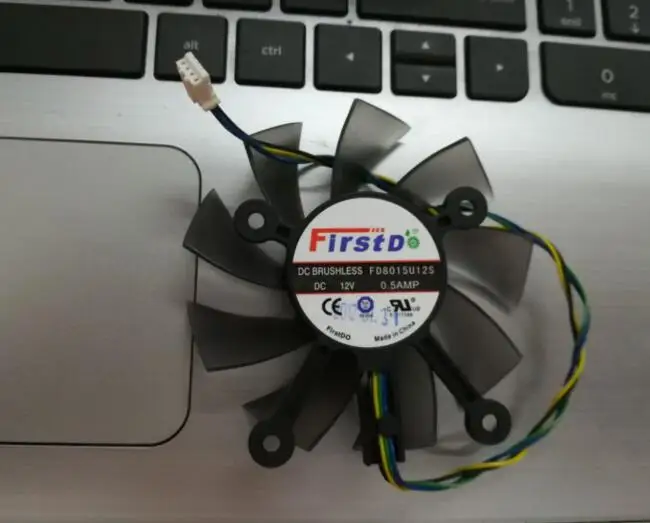 Оптовая продажа: HD6770 FD8015U12S 12В 0 5 а диаметр 75 мм отверстие 43 4 проводной графический