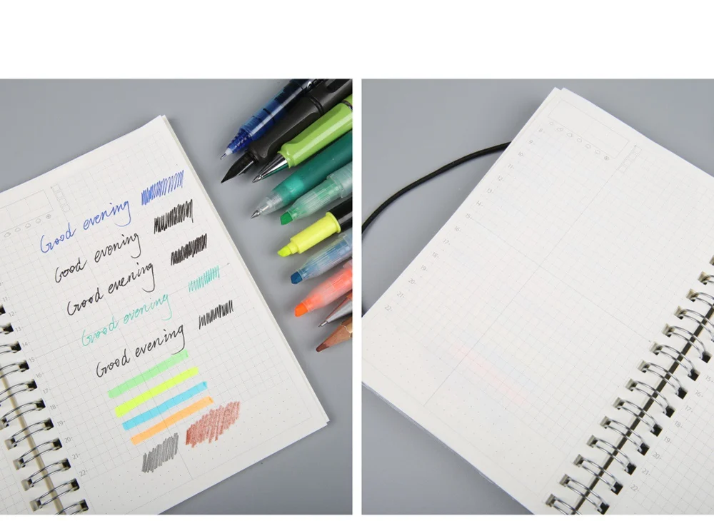 MIRUI книга со спиралью катушки блокнот выстроились в горошек пустая миллиметровая бумага дневник альбом для школьных принадлежностей творческие канцелярские принадлежности