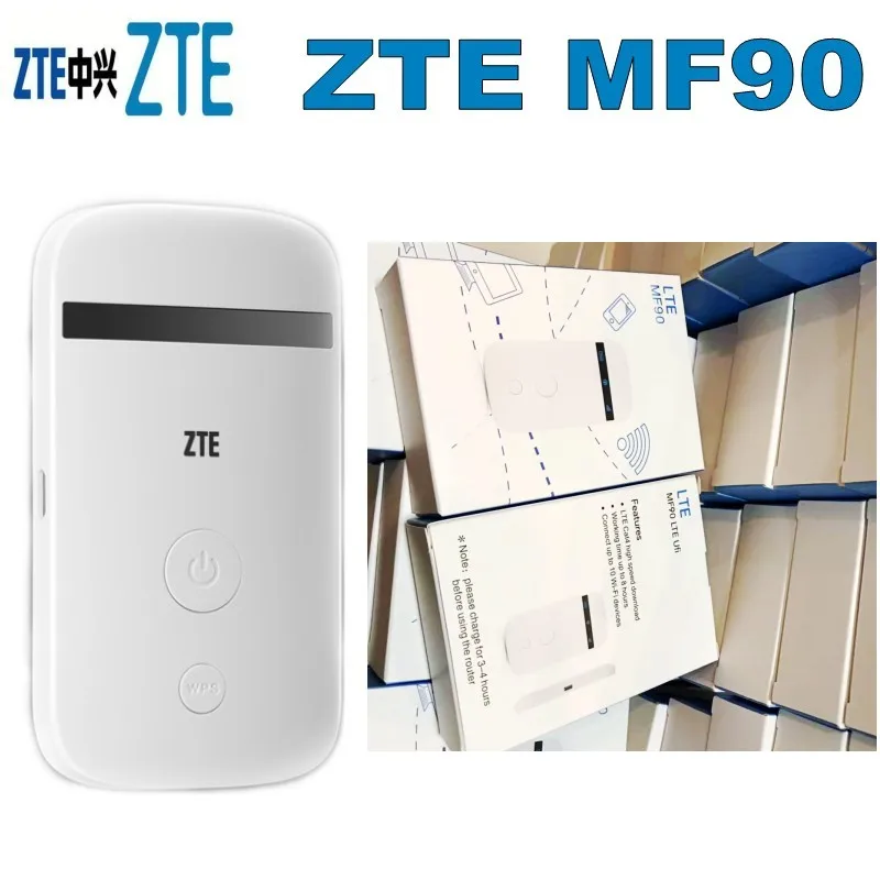 Разблокированный Wi Fi роутер zte MF90 MiFi 4g lte поддержка LTE FDD 800/1800/2600 МГц|usb wireless bluetooth
