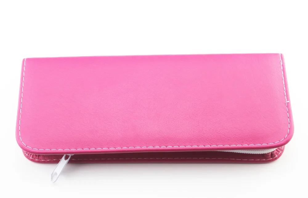 Милый розовый ножницы для волос кожаная сумка режущие парикмахера филировочные