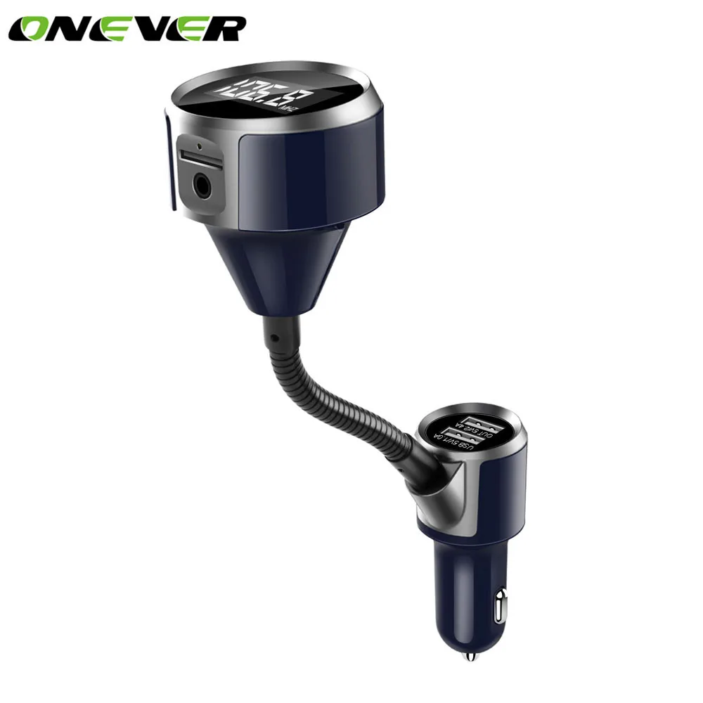 ONEVER Авто fm передатчик модулятор Bluetooth гарнитура для авто MP3 плееры USB Зарядное