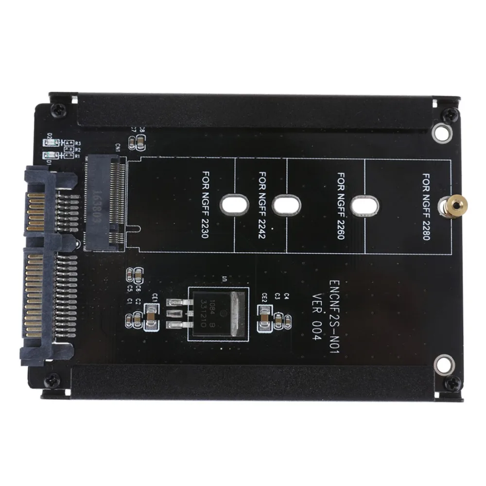 M.2 NGFF к SATA3 адаптер карта M ключ B+ M ключ SSD конвертер M2 к 2,5 SATA 6 ГБ/сек. разъем питания карта с корпусом