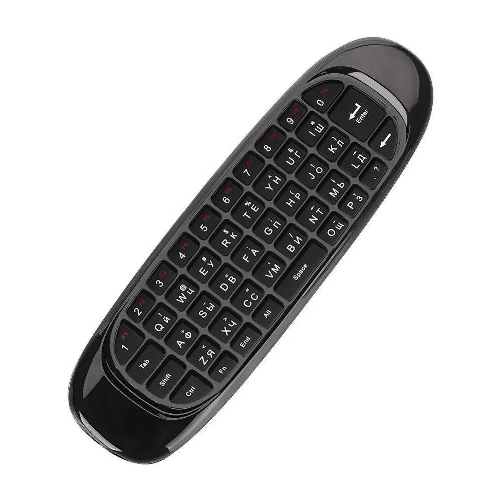 C120 русский арабский Пособия по немецкому языку версия 6-Axis Gyro 2,4G Mini Air Мышь QWERTY клавиатура для Android/Windows/Mac OS/Linux