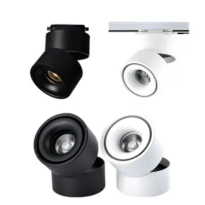 1 шт в наборе, Бесплатная доставка 12 Вт железнодорожные пути прибор початка 10 Вт поверхностного монтажа вниз светильник 7 Вт светодиодный потолочный светильник для магазина магазины украшения дома