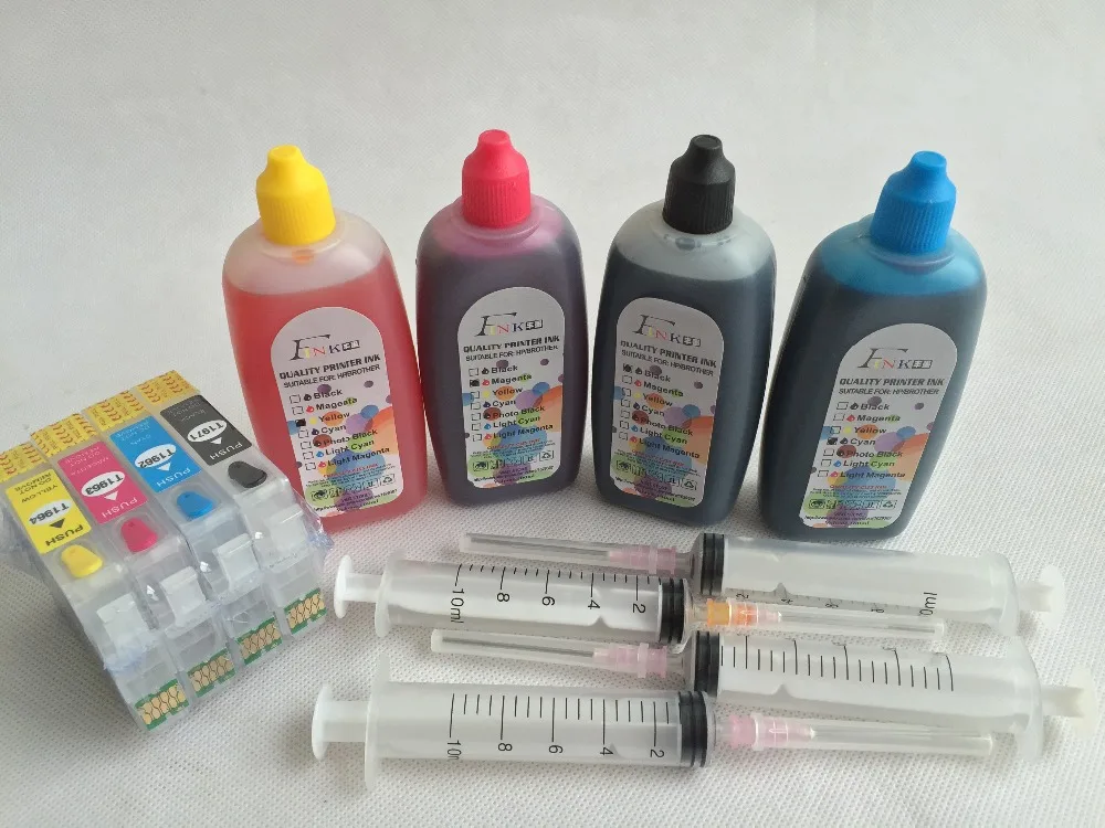 T1281 набор для пополнения чернил Epson Stylus SX435W SX438W SX440W SX445W офисный BX305F 305FW принтер с