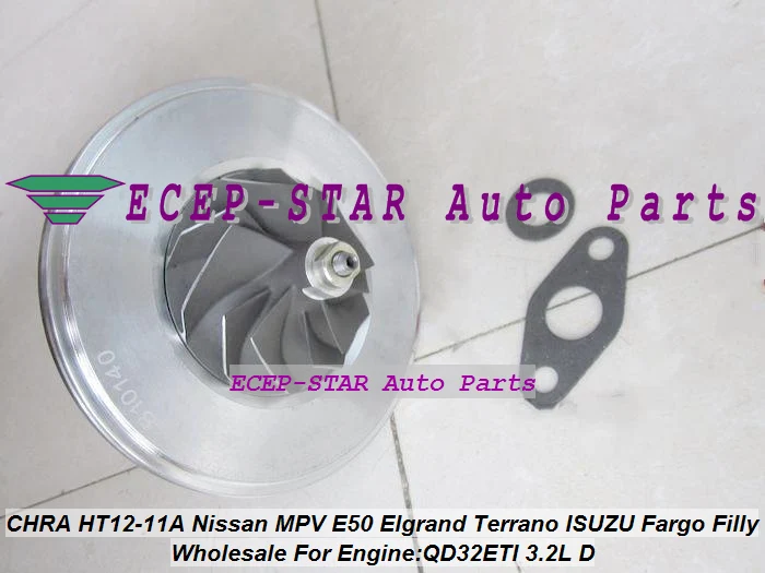 Турбокартридж CHRA Core HT12 11A 11B 14411 1w400 для NISSAN MPV E50 Elgrand Note 97 02 ISUZU Фарго Фили QD32ETI 3.2L|turbo