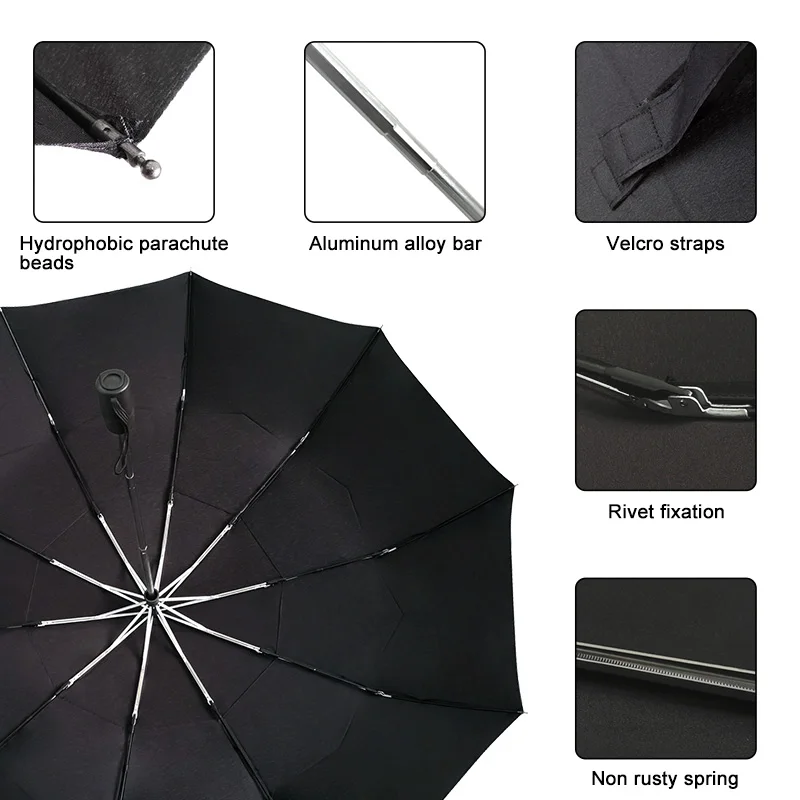 Зонт для мужчин и женщин складной зонт гольфа с двойным слоем|folding golf umbrella|golf