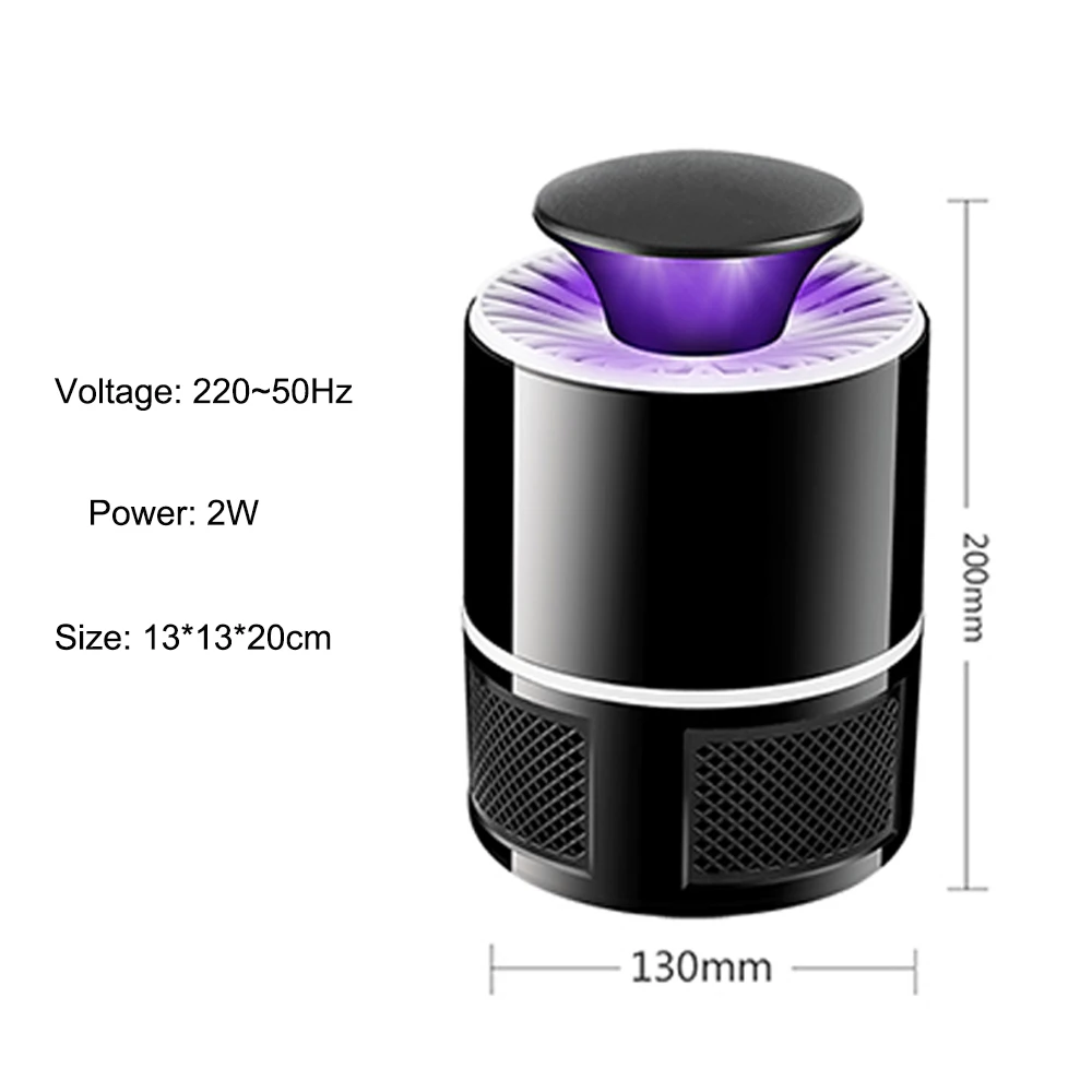 Mosquito Killer Lamp Bug Zapper Repellent Mute LED Anti Insect Trap Pest Control USB Home Living Room Indoor | Дом и сад