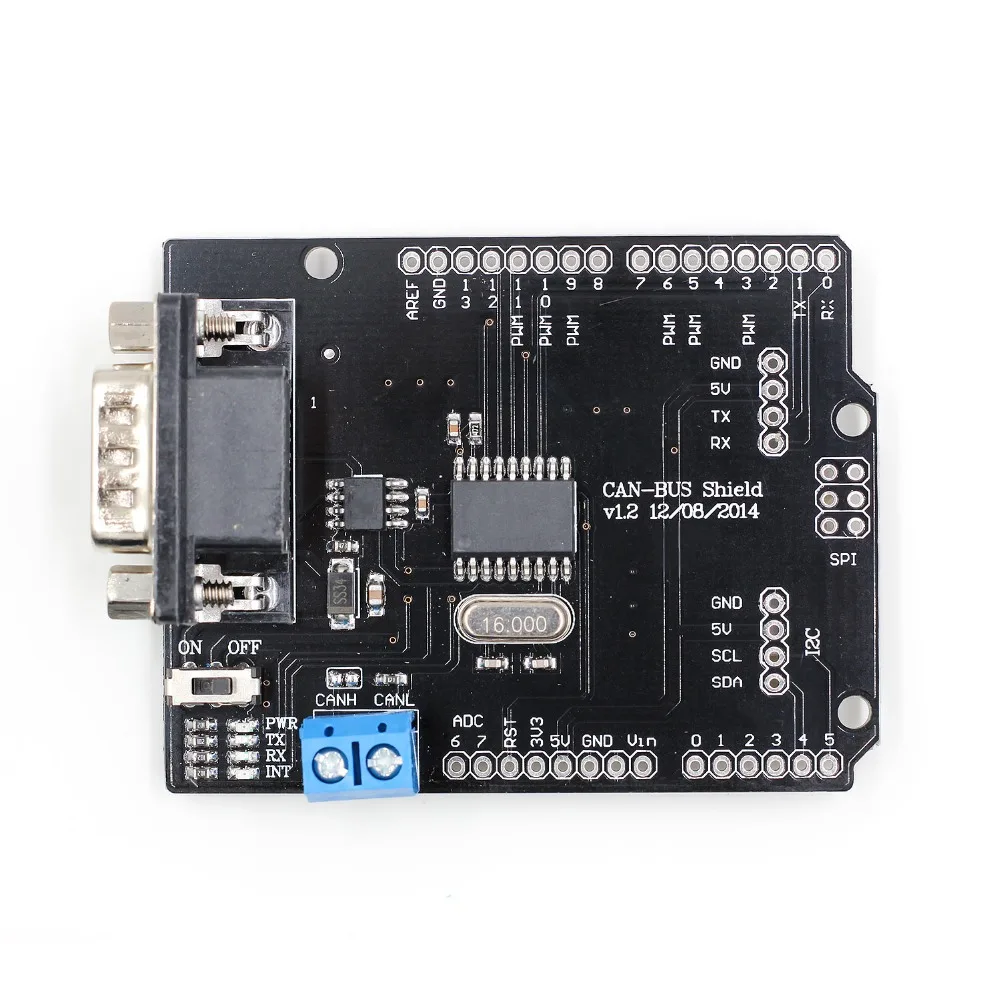1 комплект MCP2515 плата шины Can SPI интерфейс 9 контактный стандартный разъем Sub D